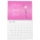Fun Quotes Modern Chic Personal Kalender (Mar 2027)