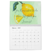 Fun Quotes Modern Chic Personal Kalender (Feb 2027)