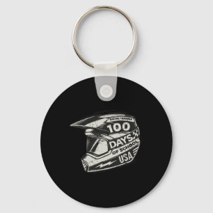 Fun Racing tot 100 dagen school - Race Helme Sleutelhanger