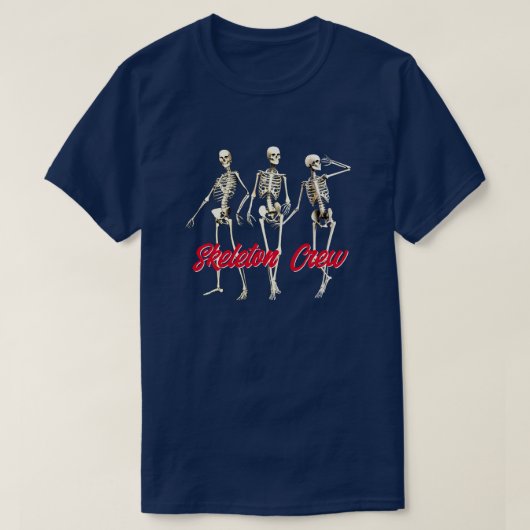 Fun Radiography "Skeleton Crew" T-Shirt (Design voorkant)