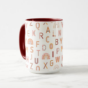 Fun Rainbow Alphabet Pattern Mok