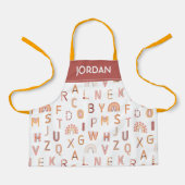 Fun Rainbow Alphabet Pattern Schort (Voorkant)