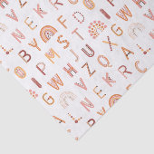 Fun Rainbow Alphabet Pattern Tissuepapier (Detail)