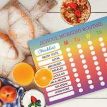 Fun Rainbow Daily Routine Checklist-laptop