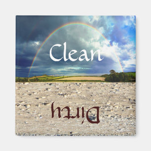 Fun Rainbow en Sand Dishwasher Magnet