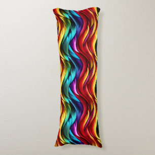 Fun Rainbow Fur Swirl Body Pillow Lichaamskussen