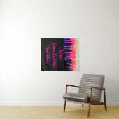 Fun Rainbow Glitter Birthday Photo Booth Backdrop Wandkleed (In Situ (horizontaal))