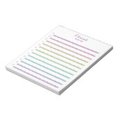 Fun Rainbow Glitter is bedoeld om persoonlijke aan Notitieblok (Linkerzijde)