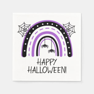 Fun Rainbow Happy Halloween Servet