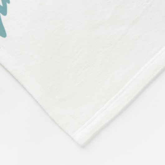 Fun Rainbow & Rain Cloud Pattern Fleece Deken (Hoek)