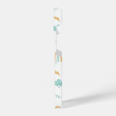 Fun Rainbow & Rain Cloud Pattern iPhone Hoesje (Linkerkant)