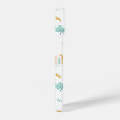 Fun Rainbow & Rain Cloud Pattern iPhone Hoesje (Rechterkant)