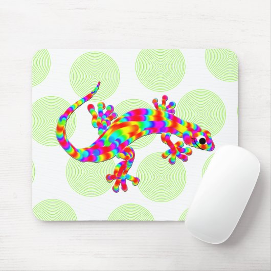 Fun Rainbow Salamander Mousepad Muismat (Met muis)