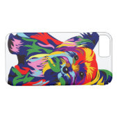 Fun Rainbow Yorkie Case-Mate iPhone Case (Achterkant (Horizontaal))