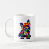 Fun Rainbow Yorkie Koffiemok (Links)
