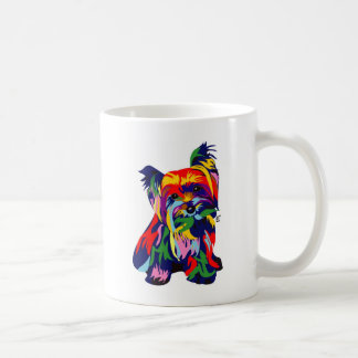 Fun Rainbow Yorkie Koffiemok