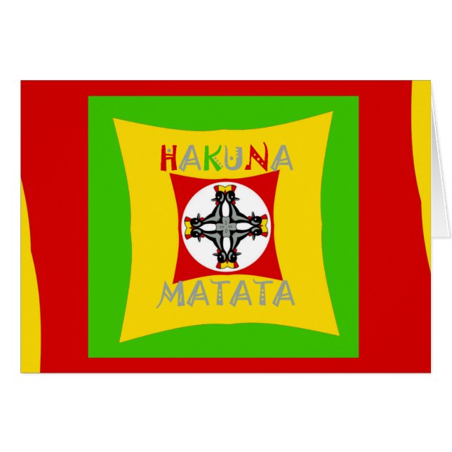 Fun Rasta Color Red Golden Green (Voorkant Horizontaal)