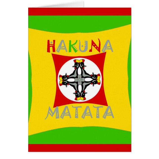 Fun Rasta Color Red Golden Green (Voorkant)