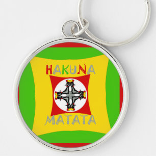 Fun Rasta Color Red Golden Green Sleutelhanger