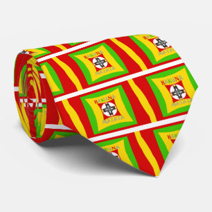 Fun Rasta Color Red Golden Green Stropdas