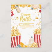 Fun Ready to Pop Baby shower Informatiekaartje (Voorkant)