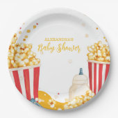 Fun Ready to Pop Baby shower Papieren Bordje (Voorkant)