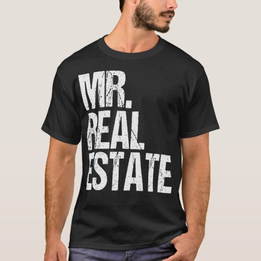 Fun Real Estate Agent Broker Investor Residential  T-shirt (Voorkant)