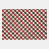 Fun Red and Beige Christmas   Inpakpapier Vel (Voorkant 2)