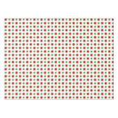 Fun red and green kerstpoka Dots Tafelkleed (Voorkant (Horizontaal))