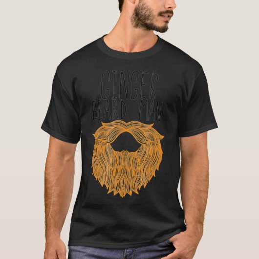 Fun Red Beard Redhead I Ginger with Beard Gift T-shirt (Voorkant)