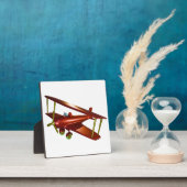 Fun Red Bi-plane Aviation Aerospace Flight Fotoplaat (Insitu)
