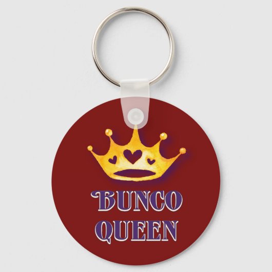 Fun Red Bunco Queen Sleutelhanger (Voorkant)