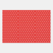 Fun Red en Yellow Polka Dots Inpakpapier Vel (Voorkant 3)
