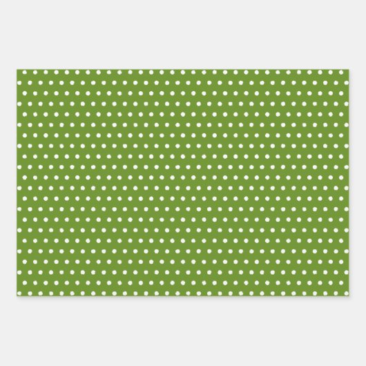 Fun Red Green Yellow Abstract Pine Tree Patroon Inpakpapier Vel (Voorkant 3)