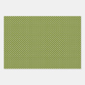 Fun Red Green Yellow Abstract Pine Tree Patroon Inpakpapier Vel (Voorkant 3)