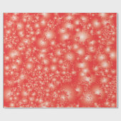 Fun RED - patroon Abstracte inkt Super Splash Cadeaupapier (Vlak)