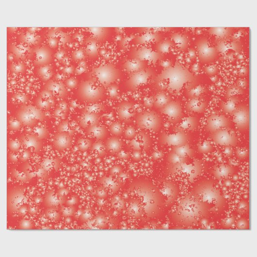 Fun RED - patroon Abstracte inkt Super Splash Cadeaupapier (Vlak)