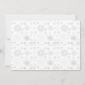 Fun Red Truck White Sneeuwboom Lights Xmas Kaart (Achterkant)