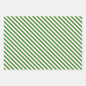 Fun Red, White, Green Kerstmis-Thleines Inpakpapier Vel (Voorkant 2)