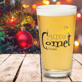 Fun Reindeer Comet Shooting Star-kerstglas Glas