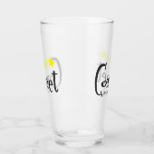 Fun Reindeer Comet Shooting Star-kerstglas Glas (Links)