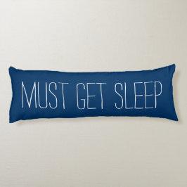 Fun & Relaxing Blue en White moeten in slaap valle Lichaamskussen