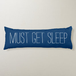 Fun & Relaxing Blue en White moeten in slaap valle Lichaamskussen