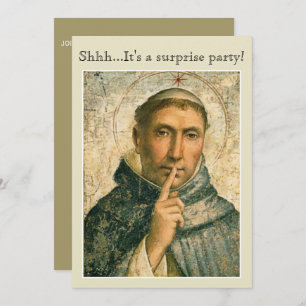 FUN RELIGIOUS SAINT DOMINIC SURPRISE PARTITY EVENE KAART