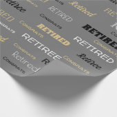 Fun Retiree gift Cadeaupapier (Hoek)