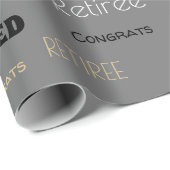 Fun Retiree gift Cadeaupapier (Rol Hoek)