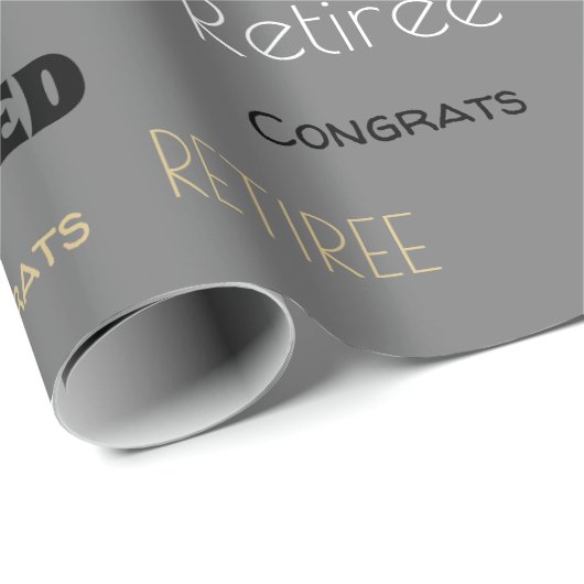 Fun Retiree gift Cadeaupapier (Rol Hoek)