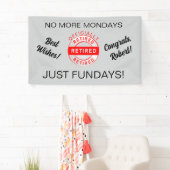 Fun Retiree Party Banner (Insitu)