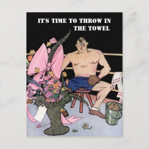 FUN RETIREMENT ARTIMENT INVITATION Thin the Towel Kaart
