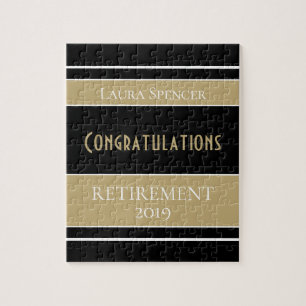 Fun Retirement congrates puzzle Legpuzzel
